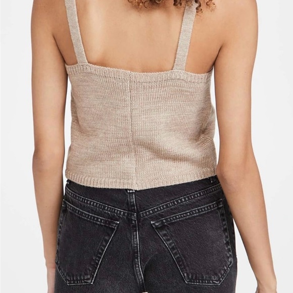 English Factory V-Neck Knit Cardigan & Matching Sweater Tank - Picture 4 of 9